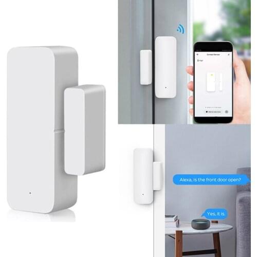 Tuya Smart Wifi Door Sensor Door Open / Closed Detectors Works With Tuya/ Smart Wifi App For Alexa Google Home