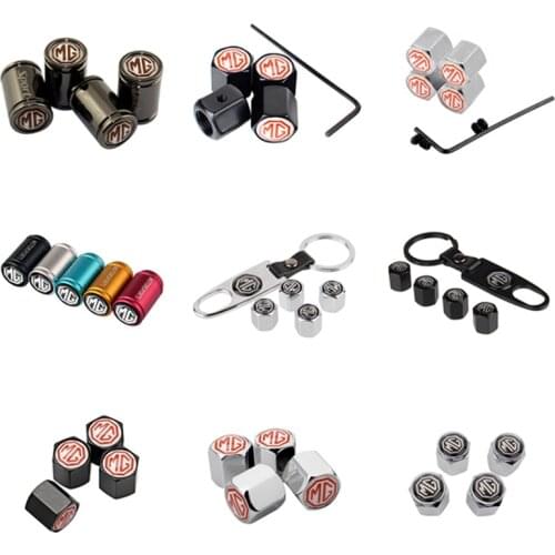 Car Styling Auto Wheel Tire Valve Stem Covers Air Rim Caps Car Accessories For MG Morris 3 MG5 MG ZS MG GS HS 3SW MG3 GT MG6 MG7