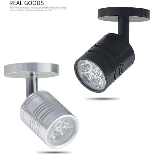 LED Spotlights led ceiling Down lights 3W 5W AC85-265v Surface Mounted Light bulbs for cabinet counter showcase spot