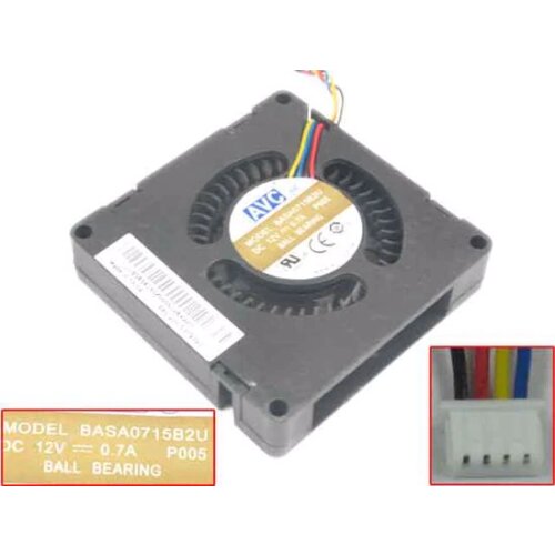 AVC BASA0715B2U P005 DC 12V 0.7A 70x70x15mm Server Cooling Fan