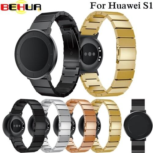 High Quailty Watchband for Huawei S1 Watch Smart band for Huawei Honor S1 Style Metal Wrist Straps Replacement watch Accessories