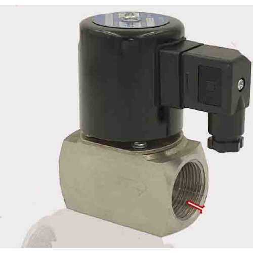 1/4" Micro pilot piston 2/2 solenoid valve,media steam, hot water, high temperature oil, air stainless steel solenoid valve