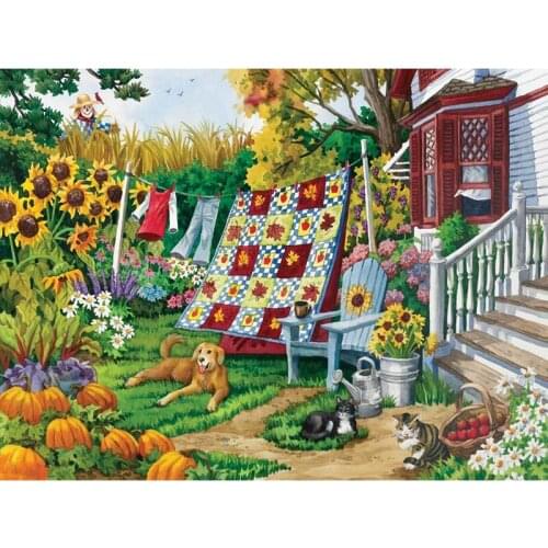 Diamond Embroidery Happy Sunny Day Needlework 5D DIY Diamond Painting Full Square Rhinestone Mosaic Home Decor C467