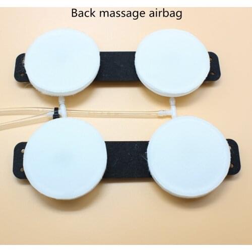 Car massage Pillow neck back Vibration 4 bladder pressure massager 2 airbag inflatable lumbar support cushion for universal car