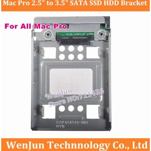 Free Shipping via DHL/Fedex 654540-001 2.5" to 3.5 SAS SATA SSD HDD Adapter Tray support Hot Swap Bracket Bay with screw