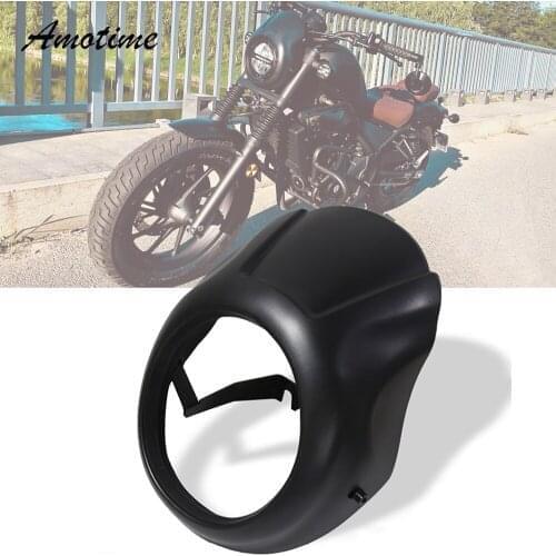 BLACK HEADLIGHT FARING COVER FOR HONDA REBEL CMX 300 ABS REBEL300 CMX300 MODEL