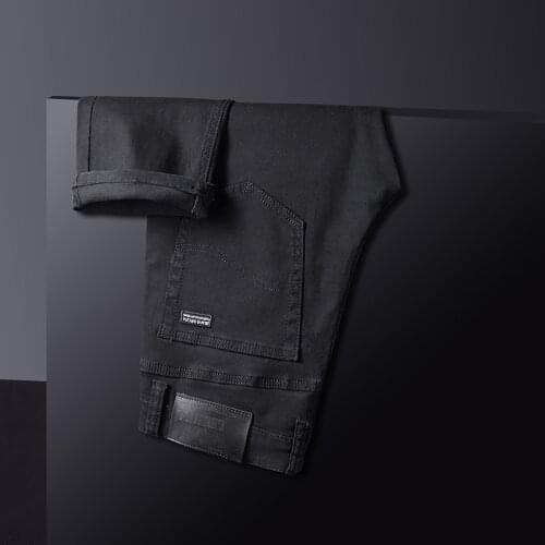 2021 97% Cotton Men Classic Jeans Jean Homme Pantalones Hombre Men Mannen Soft Black Biker Masculino Denim Overalls Mens Pants