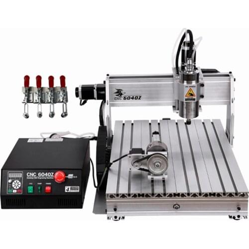 Cnc engraving machine 4 AXIS CNC router 6040 with 1.5KW spindle USB port woodworking water jet cutting machinery