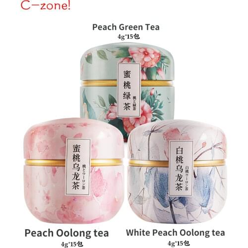 Honey peach White Peach Oolong tea green tea bag flower tea combination health tea cold tea bag water fruit tea bag