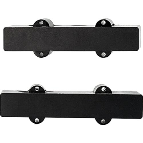 Set of 2 Black Sealed Manifolds with Screw Springs for Bass Guitar