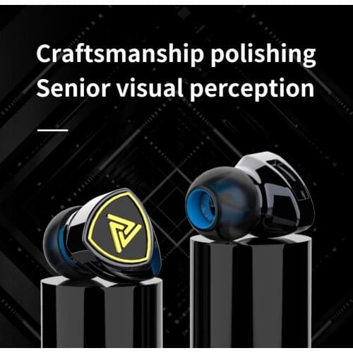 QKZ SK1 Moving Coil Ergonomic Wired In-Ear Stereo HiFi Music Earphone Game Sport Headphone