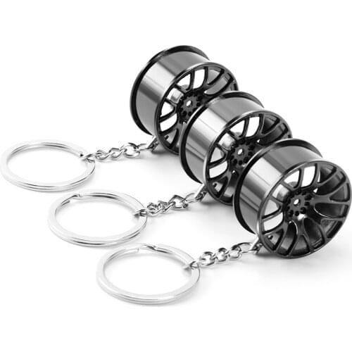 Wheel Rim Key Chain Car Key Holder for bmw e46 e90 e39 peugeot 206 307 for volkswagen passat b6 audi a3 ford focus 2