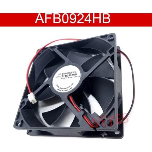 Genuine New for AFB0924HB DC 24 v 0.45 A 90 * 90 * 25 mm 9 cm converter cooling fan