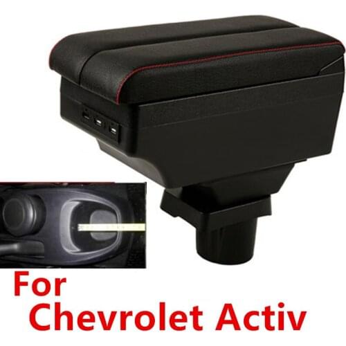 For Chevrolet Activ armrests box For Chevrolet Onix armrest box USB Onix Activ cobalt armrests box