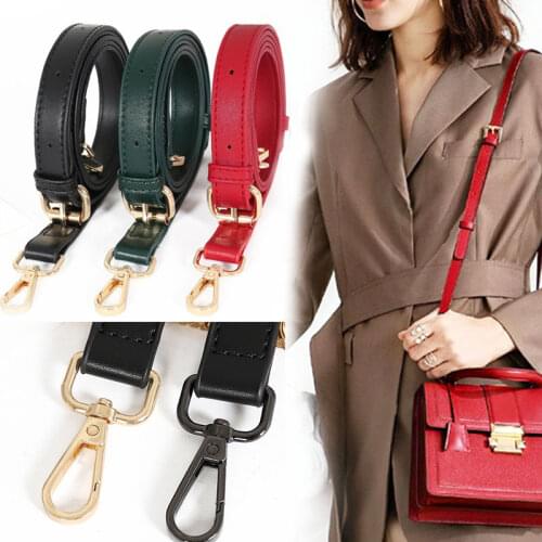 Polychromatic Shoulder Strap Messenger Bag Strap Bag Strap Long Shoulder Strap Fashion PU Leather Convenient Bag Accessories