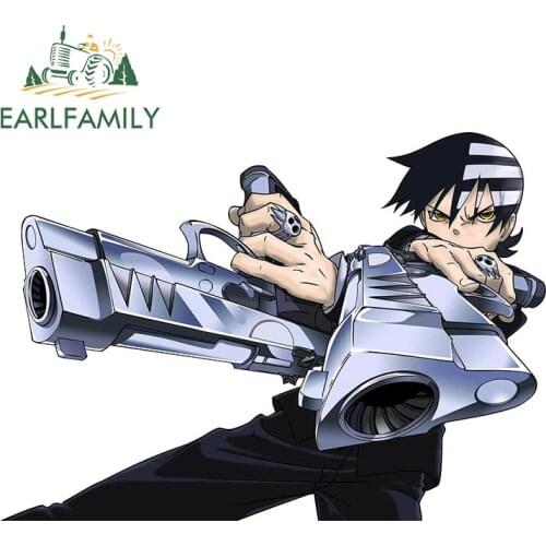 EARLFAMILY 13cm x 10.9cm for Soul Eater Anime Car Accessoires Stickers Graffiti Vinyl Car Wrap Decal Funny Campervan Waterproof