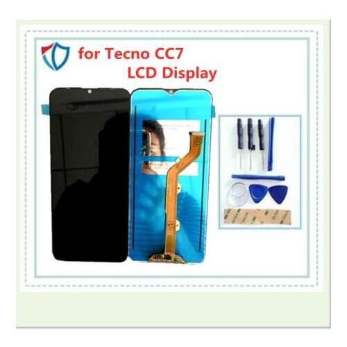 For Tecno Spark 4 KC2 LCD Display Touch Screen Digitizer Panel Assembly Screen Repair Part