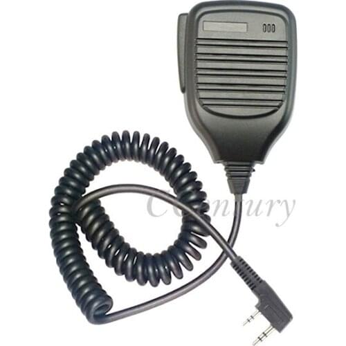 2Pcs Shoulder Speaker Microphone Mic PTT for Kenwood CB Radio TK3302 TK3300 NX-220 Baofeng Walkie Talkie UV-5R UV-5X UV-5RTP