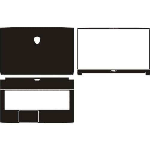 Laptop Leather/Carbon fiber vinyl Skin Sticker Cover Protection For MSI GF75 17.3-inch