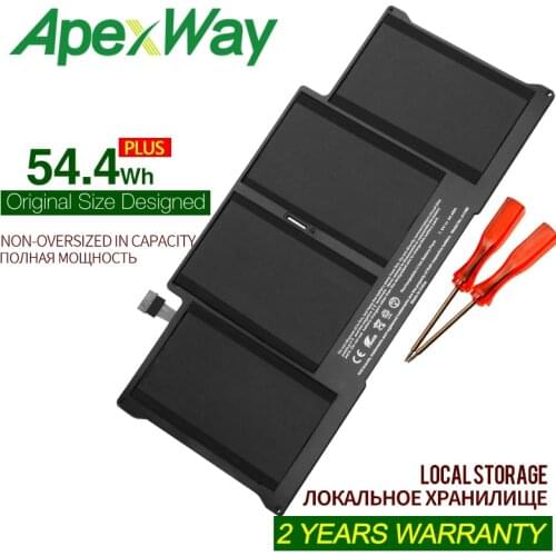 ApexWay 7.6V 54.4Wh A1496 A1466 Laptop Battery For Apple MacBook Air 13" A1369 A1405 A1377 Late 2010 Mid 2011 2013 Early 2014