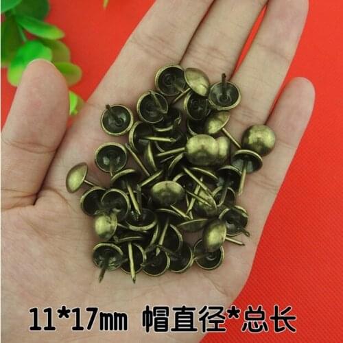 Antique Tacks Iron Decorative Upholstery Tacks bronze Bronze decorative sofa bubble nail 11mm*17mm