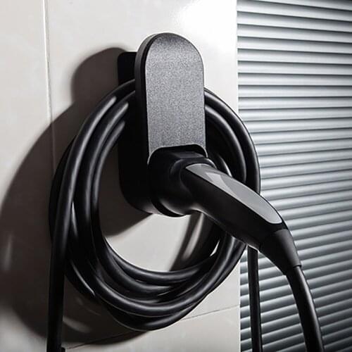 Car Charger Bracket Charging Cable Dust Knot-Proof Wall-Mounted Connector For Tesla Model 3 S X Y Auto Interior Accessories