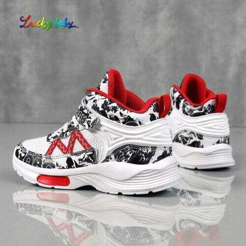2021 Brand Basketball Shoes Kids Sneakers Boys Thick Sole Non-slip Children Sports Shoes Child Boy Basket Trainer Shoes Girls