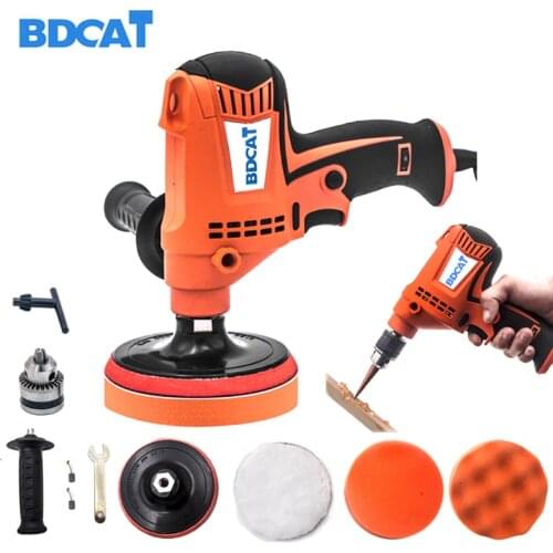 BDCAT 800W Grinder Mini Polishing Machine Auto Car Polisher Sanding Machine Orbit Variable Speed Waxing Polisher Power Tools