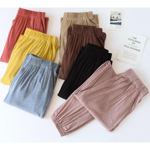 New style pants spring and summer ladies sports casual trousers large size loose home pants thin sports pants bottoms womens