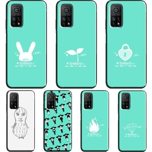 SHINee KPOP For Xiaomi Mi 11 Ultra Note 10 Lite Mi 9T 10T Pro A3 Coque For POCO X3 Pro M3 F1 F3 Case