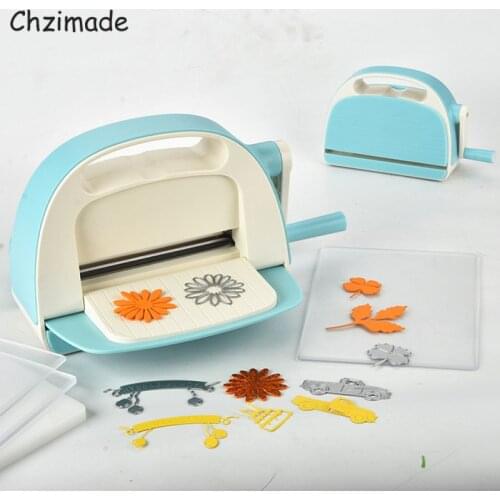 Chzimade A5 Die Cutting Embossing Machine Scrapbooking Metal Dies Cutter Die-Cut Machine Diy Handmade Paper Cards Crafts