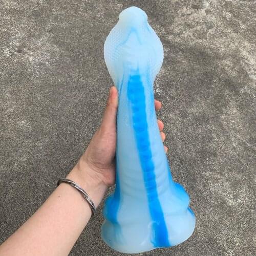 Cobra shape Long Anal Plug Dildo For Women Men Masturbators Big Butt Plug Anus Dilator Vaginal Anal Toys Suction Cup Sex Shop 18
