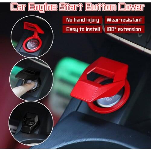 Car Engine Start Stop Button Ring Ignition Cover For Kia Sportage KX5 Mazda CX-4 Hyundai Tucson Seat Ateca Fiat 500 VW TIGUAN