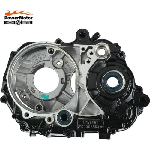 Motorcycle Left CrankCase cover with Bearing For lifan 125 LF 125cc Horizontal Kick Starter Dirt Pit Bikes Engines Parts