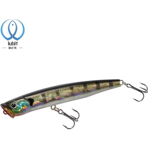 Lubit fishing lure 2020 floating 9cm 7g long cast hard bait topwater fishing surface popper lure banana fish Isca Artificial