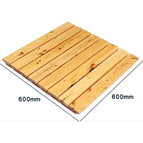 Solid wood shower floor slip-resistant headblock wood floor mats bathroom shower room floor cedar wood slip-resistant pad