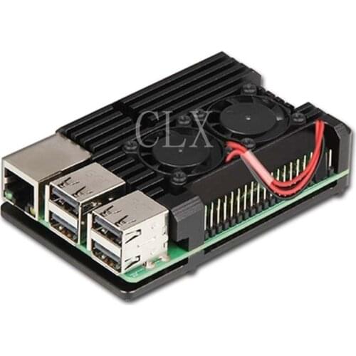 Raspberry Pi 3 Model B+/ 3B Armor Aluminum Alloy Case Protective Shell Metal Enclosure For Raspberry Pi 3 Model B+(plus)/3B/2B