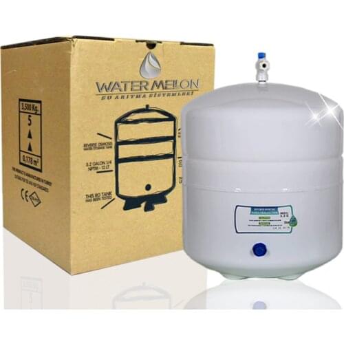 RO Tank Steel Stainless Water Storage Tank For Reverse Osmosis System Water Purifier Water Machine Parts 1/4 ''valve