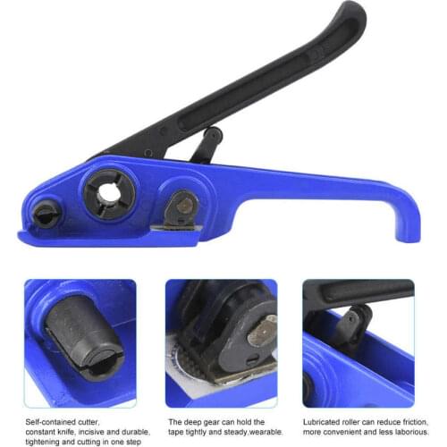 Manual PET PP Plastic Steel Tensioner & Sealer Strapping Tool Packing Tool Set 16~19mm Tool