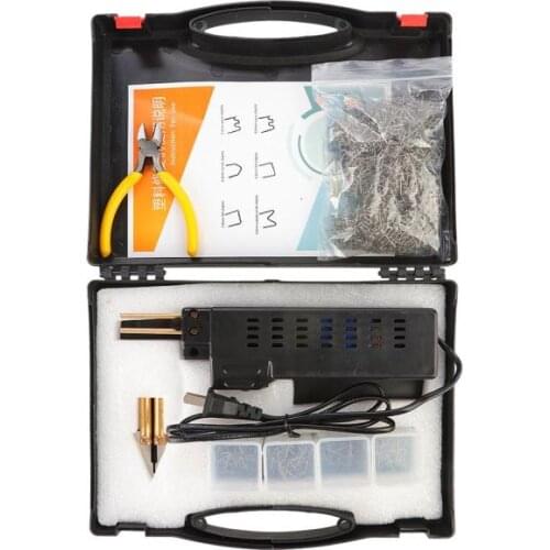 110/220V Car Bumper Plastic Welding Torch Fairing Auto Body Tool Welder Machine 220 Staples Car Bumper Repair Machine US/EU Plug