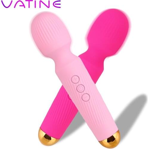 VATINE 16 Frequency AV Vibrator Clitoris Vibrators Magic Wand Female Masturbation Sex Toys for Women