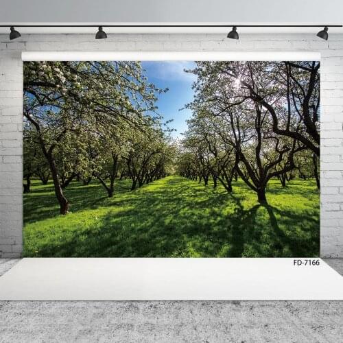 Spring Blossom Flowers Photography Backgrounds For Photo Shoot Props Children Baby Cloth Computer Printed Backdrops Photo Shoot