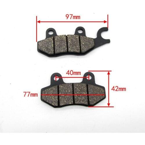 Motorcycle Rear Brake Pads Disks Shoes For honda CA250 CA 250 Steed400 Steed 400