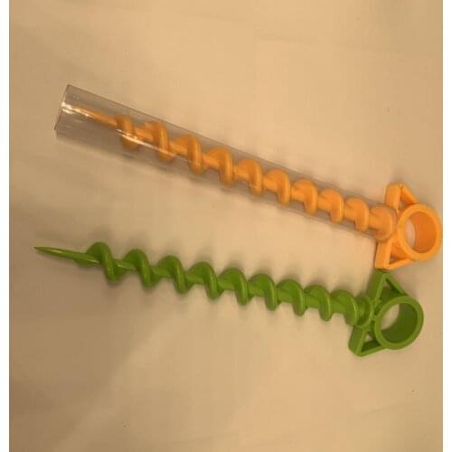 1pc Outdoor Camping Tent Pegs Ground Nails Screw Anchor Stakes Pegs Hiking Tent Spiral Claw Nails Tent Accessories
