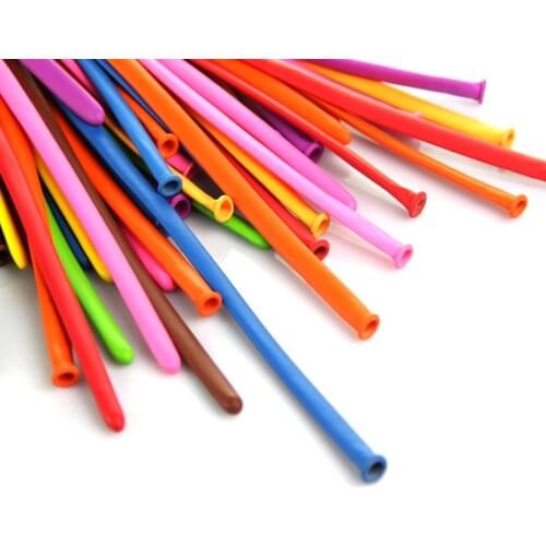 10pcs/ lot Mixed Color Magic Balloon Wedding Birthday Party Decoration Assorted Latex Long Balloon Animal Tying Making Balloons