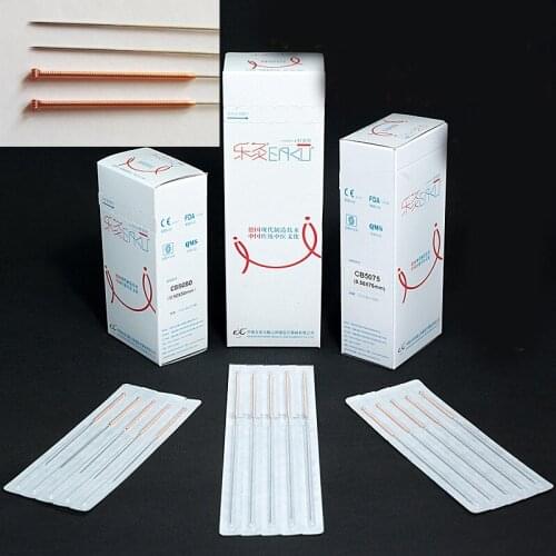 100pcs disposable acupuncture needle round sharp needle sterile painless round needle acupuncture massage therapy SZ