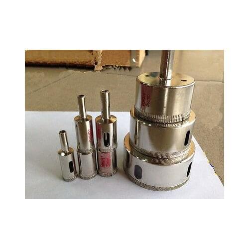 2016 Popular 2pcs 50mm Diamond Drill Bits Hole for Fiberglass Ceramic Tiles Agate Glass Jade