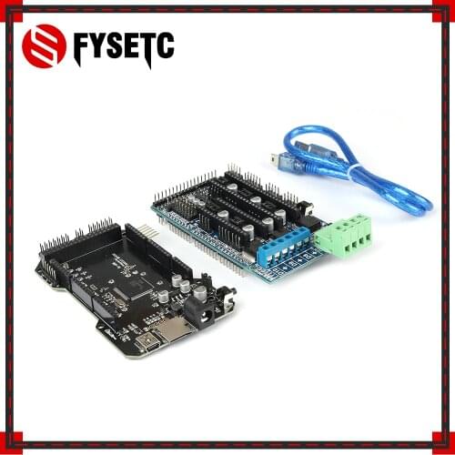 3D Printer Parts RE-ARM 32 Bit Control Board Upgrade Mega 2560 R3 Motherboard With Ramps 1.5 Expansion Control Panel