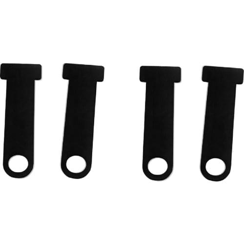 4pcs Universal Motorcycle Scooter Helmet Strap D-Ring Lock Extensions Fit for Open/Full Face Helmets