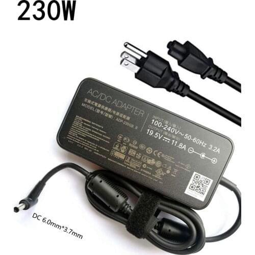Huiyuan Fit for Asus ROG GX501 GM501GS GL504GS GX501V GX501VI 1VI-XS74 GX501VI-GZ043T GX501VI-GZ038T Adapter Cord 230W 6.0*3.7mm